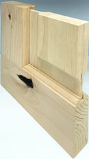 Raised 6 Panel Colonial Design Door Knotty Alder 23 3/4" x 80"-3