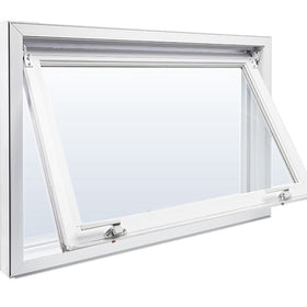 Pull-Up Style Basement Window 28" Wide x 18" Tall - 0