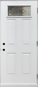 Insulated Entry Door, "Brighton" Glass Design 4-Panel 34" x 80" LH.-2