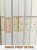 SHAKER 1-PANEL DOORS-Machined and Painted Up to 80" Tall-5
