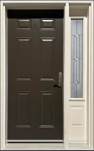 Door-Sidelite Entry System 34" Door, Decorative Sidelite, Multipoint Lock