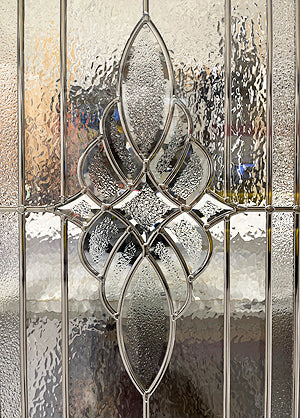 Insulated Steel Entry Door, "Litesh" Design Glass, 34" x 80" LH - 0