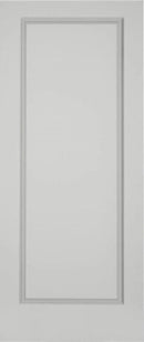 Raised 1 Panel Solid Doors Primed 90" Tall-1