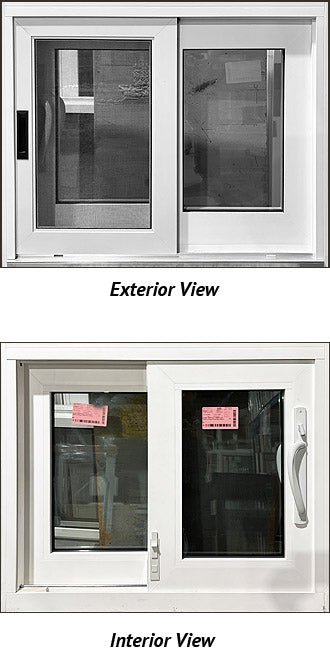 Side Sliding Window 36" Wide x 30" Tall (Patio Door Sample)