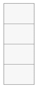 Groove Add-On For Our Flush Doors-Style RG30-1