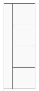 Groove Add-On For Our Flush Doors-Style RG31-1