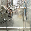 Insulated Steel Entry Door, "Poveda" Glass Design 32" x 80" Right Hinge-3