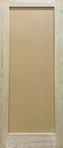 Shaker Doors 1-Panel Design Poplar/MDF Panel 80" Tall