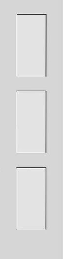 SHAKER DOORS 3-PANEL-MINOR BLEMISH OR REPAIRED 80" Tall-3