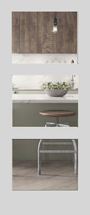 Shaker Doors 3-Panel CLEAR GLASS 80" Tall.-4