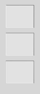 SHAKER DOORS 3-PANEL-MINOR BLEMISH OR REPAIRED 80" Tall-1