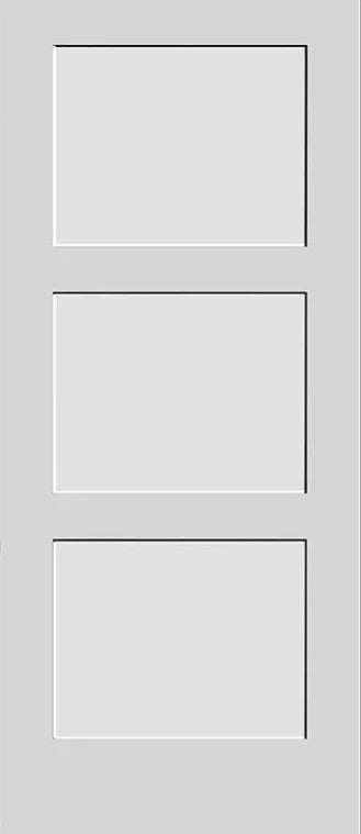 SHAKER DOORS 3-PANEL-MINOR BLEMISH OR REPAIRED 80" Tall