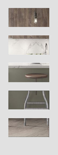 Shaker Doors 5-Panel CLEAR GLASS 80" Tall.