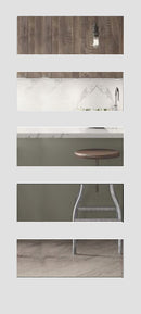 Shaker Doors 5-Panel CLEAR GLASS 80" Tall.-2