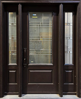 "Stirling" Front Entry System-34" Door and 2 Sidelites-66 1/2" x 82 1/4"
