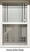 Entry Door Frosted Venting Window 32 x 80 Left Hinge Black-3