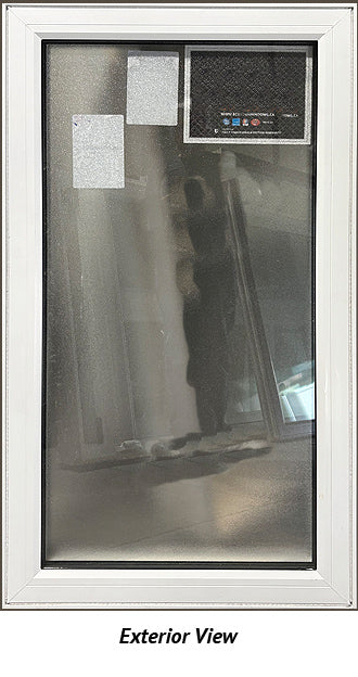 Awning Window 27 5/8" Wide x 49 1/4" Tall-Frosted Glass
