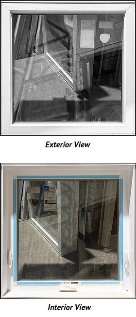 Awning Window, 38 1/2" Wide x 38 1/2" Tall Triple Glazed
