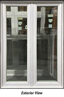 Casement Window 2 Section 43" Wide x 63 1/4" Tall-1
