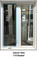 Casement Window Two Section 46 1/2" Wide x 62" Tall-Triple Glazed-2