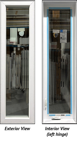 Casement Window 19 1/2" Wide x 70" Tall-Triple Glazed