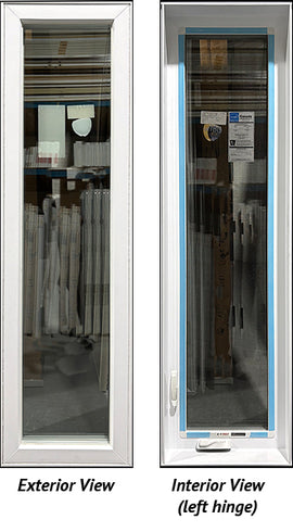 Casement Window 19 1/2" Wide x 70" Tall-Triple Glazed