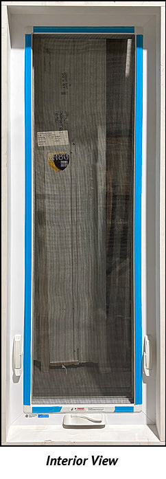 Casement Window Left Hinge 20" Wide x 58" Tall - 0