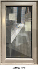Casement Window 23 1/2" Wide x 39 1/2" Tall-Tan Exterior-1