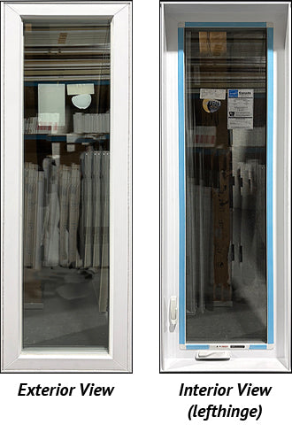 Casement Window 23 1/2" Wide x 62" Tall-Triple Glazed