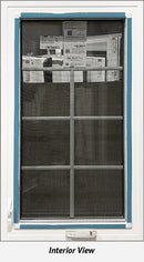 Casement Window 24 1/4" wide x 43 3/8" tall LH WITH GRILL-2