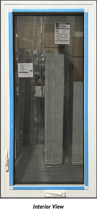 .Casement Window Left Hinge 25 1/4" Wide x 54 1/4" Tall