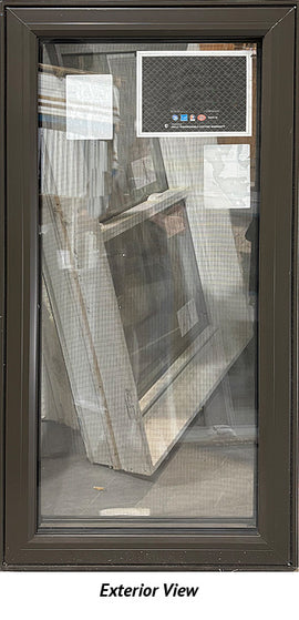 Casement Window 25 3/4" Wide x 52 3/4" Tall-Commercial Brown