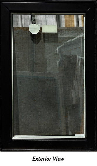 Casement Window Left Hinge 25 7/8" Wide x 39 1/2" Tall-Black