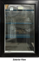 Casement Window Left Hinge 29 1/2" Wide x 44" Tall-Black-1