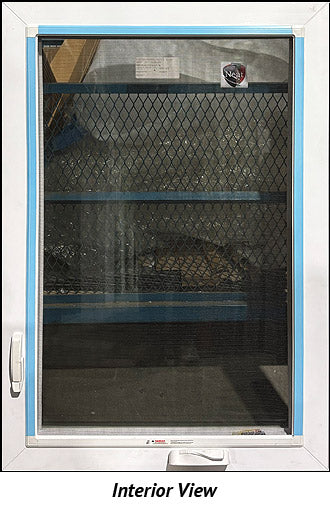 Casement Window Left Hinge 29 1/2" Wide x 44" Tall-Black - 0