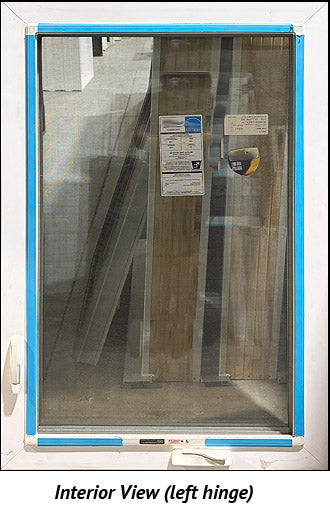 Casement Window 29 7/8" Wide x 45 5/8" Tall-Triple Glazed