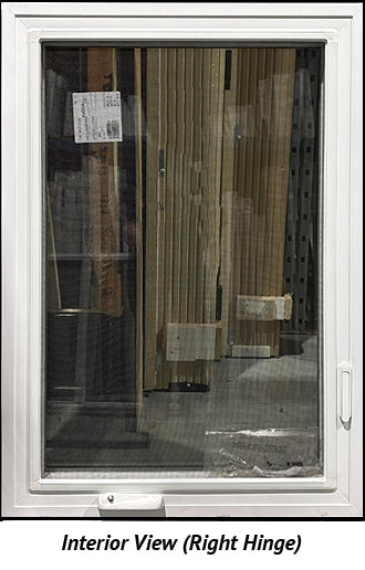 Casement Window 30" Wide x 43 1/2" Tall, Low-e 366