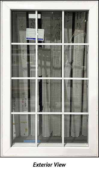 Casement Window 32 3/4" Wide x 53 3/4" Tall with Grill
