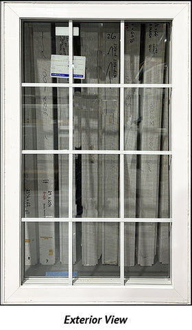 Casement Window 32 3/4" Wide x 53 3/4" Tall with Grill