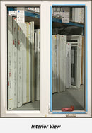 Casement Window 46 7/8" wide x 61 3/4" tall L-F BROWN EXTERIOR-2