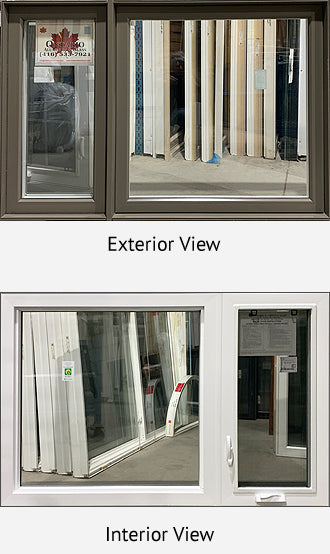 Casement Window 60" Wide x 40" L-F Handed Sable Exterior