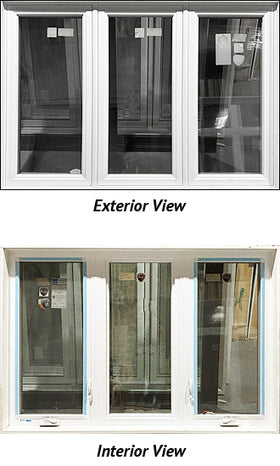 Casement Window 3-Section 71" Wide x 47 1/4" Tall