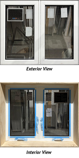 Casement Window Two Operator 48" Wide x 39 1/2" Tall Triple Glaze