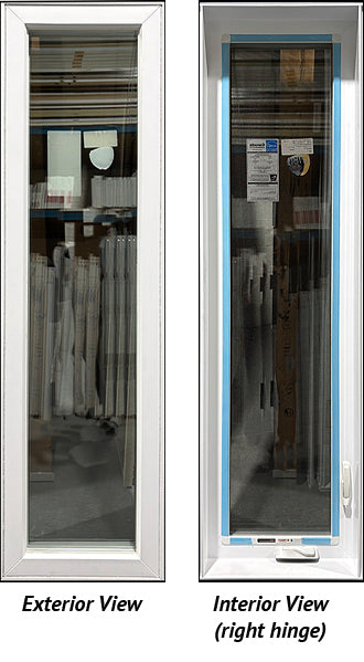 Casement Window 19 1/2" Wide x 70" Tall-Triple Glazed