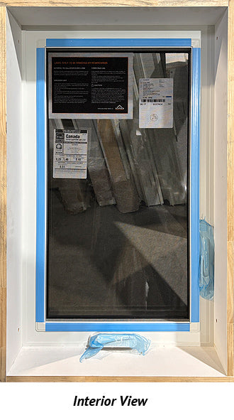 Casement Window 23 3/8" Wide x 39 1/8" Tall-Commercial Brown