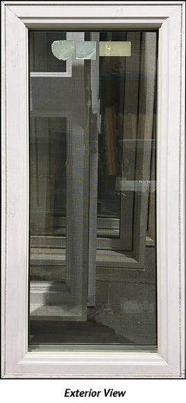 Casement Window Right Hinge, 23 1/2" Wide x 50 1/2" Tall-White