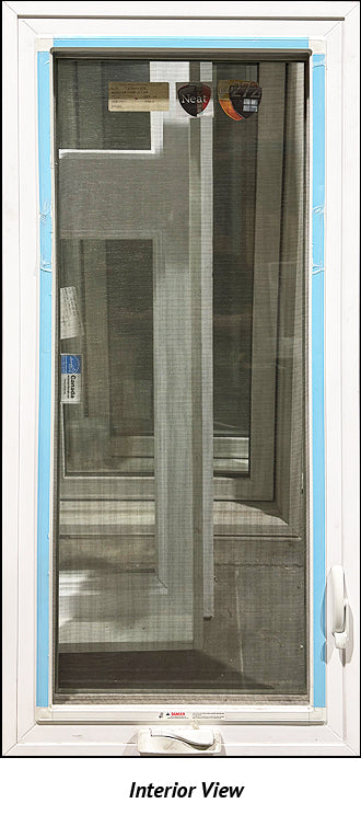 Casement Window Right Hinge, 23 1/2" Wide x 50 1/2" Tall-White