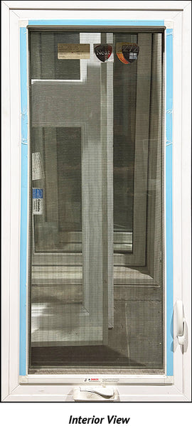 Casement Window Right Hinge, 23 1/2" Wide x 50 1/2" Tall-White - 0