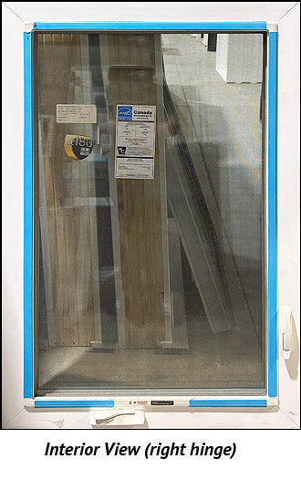 Casement Window 29 7/8" Wide x 45 5/8" Tall-Triple Glazed - 0
