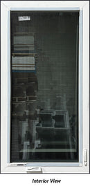 Casement Window 30 3/4" x 59 3/4" Triple Glazed-Black Exterior-2